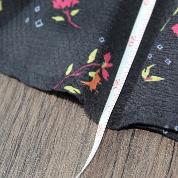 Free People Lady Lou embroidered peasant blouse floral bishop sleeve boho small - Picture 6 of 11